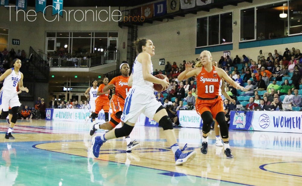 Duke was able to prevail Friday despite a relatively quiet night from Rebecca Greenwell.&nbsp;