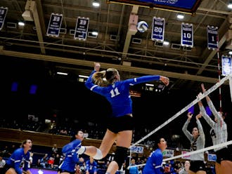 Sophomore Kerry Keefe set a career high in kills against Loyola Maryland.