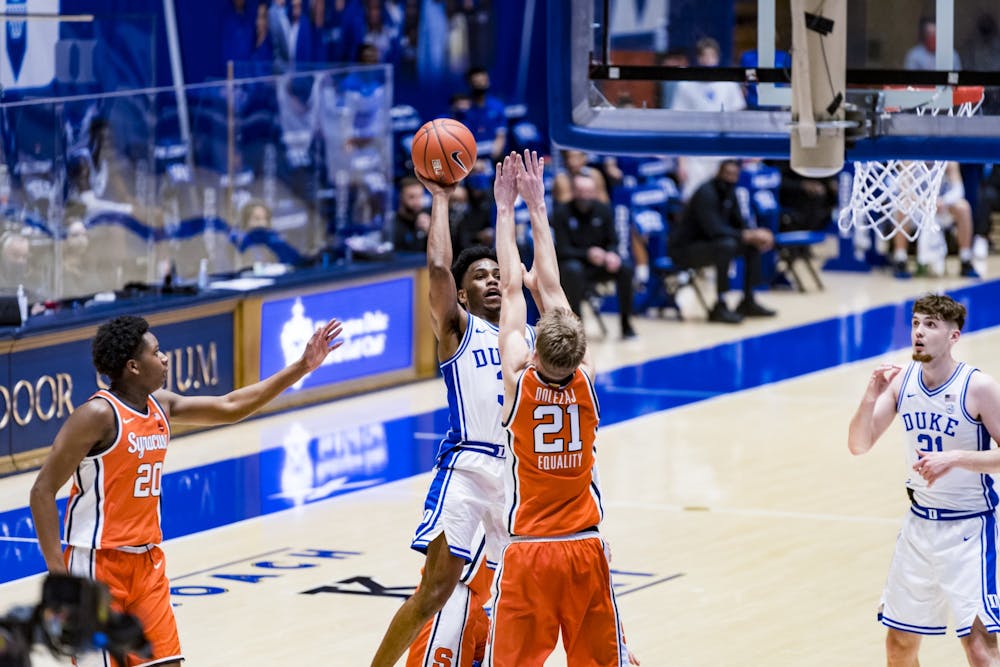 Freshman Jeremy Roach was one of a number of Blue Devils to shine against Syracuse. 
