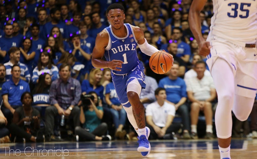 <p>Duval will need to be a distributor for Duke this season.&nbsp;</p>