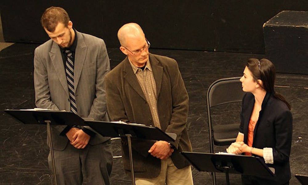 Members of the theater studies department performed "Photograph 51" Monday night.