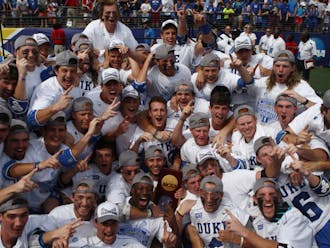 The Blue Devils captured their second straight national title with an 11-9 victory against Notre Dame Monday.