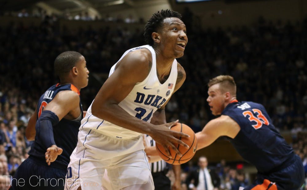 <p>Wendell Carter Jr. will likely match up well with the Red Storm’s undersized frontcourt in his first trip ever to Madison Square Garden.</p>