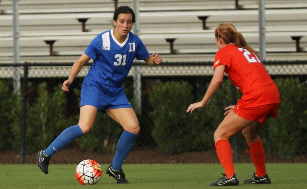 <p>Junior captain Christina Gibbons will return to the back line for the Blue Devils as they kick off their season against Fresno State in the UNC Nike Classic.</p>