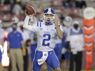True freshman quarterback Luca Diamont made his first career appearance following Chase Brice's injury in the third quarter.