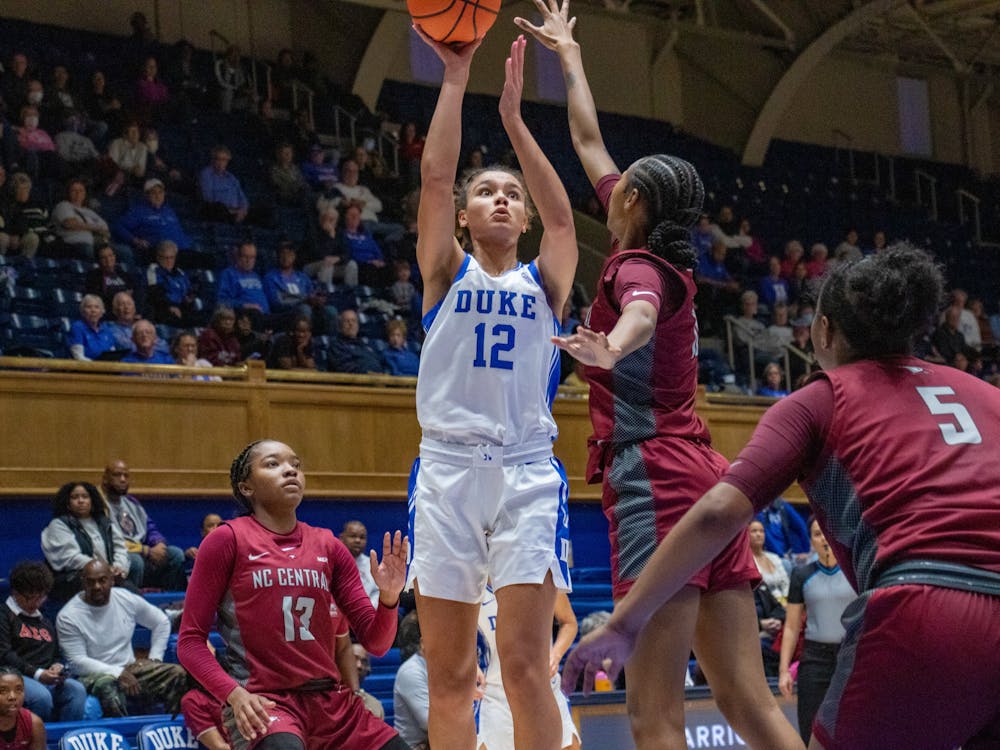 Despite ‘uneven performance’, dominant defense helps Duke women’s basketball defeat local foe N.C. Central Despite ‘uneven performance’, dominant defense helps Duke women’s basketball defeat local foe N.C. Central