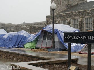 Duke students will move into Krzyzewskiville Saturday for the start of black tenting.