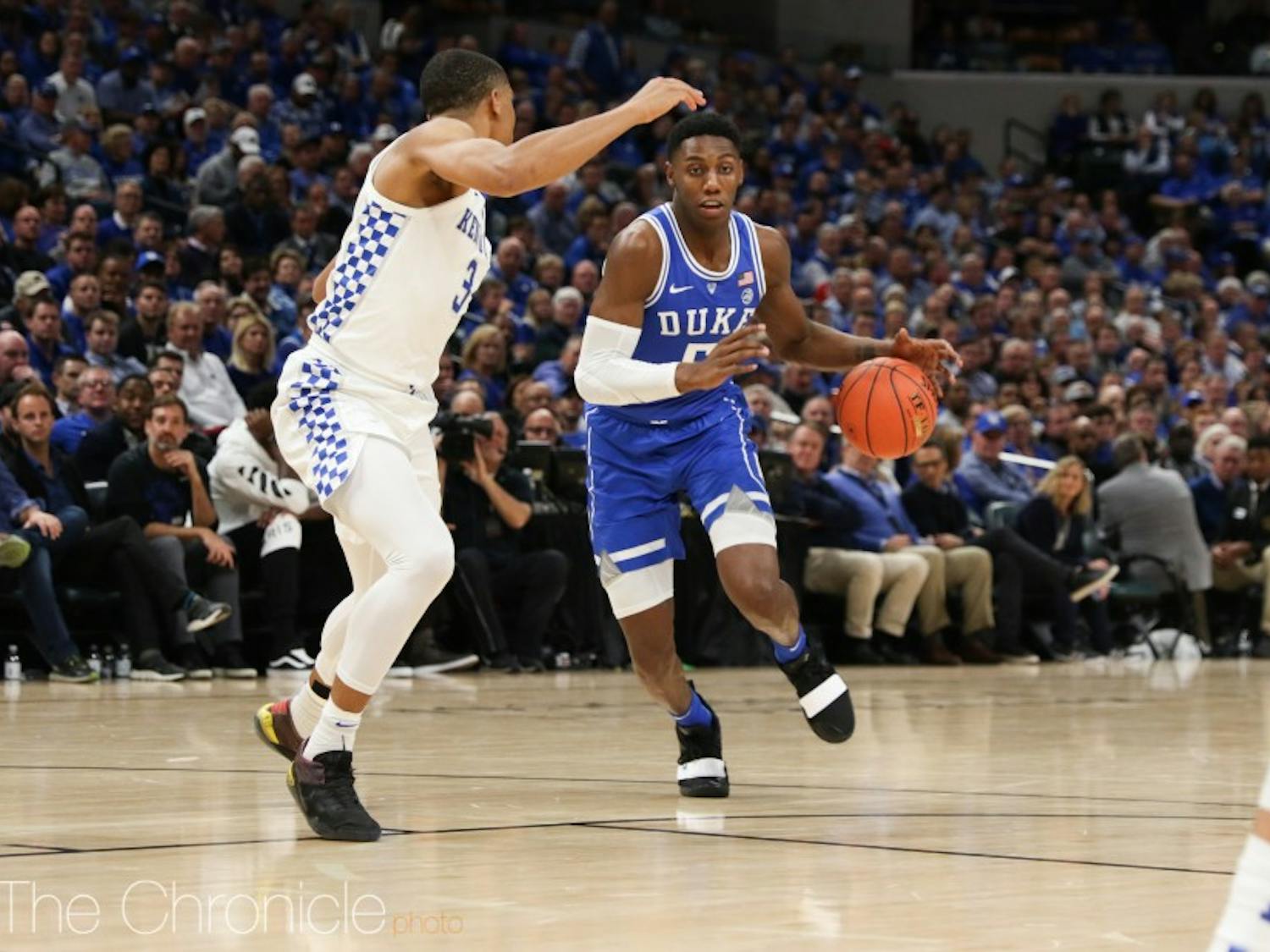 R.J. Barrett will look to build off a 33-point performance in Duke's home opener Sunday.