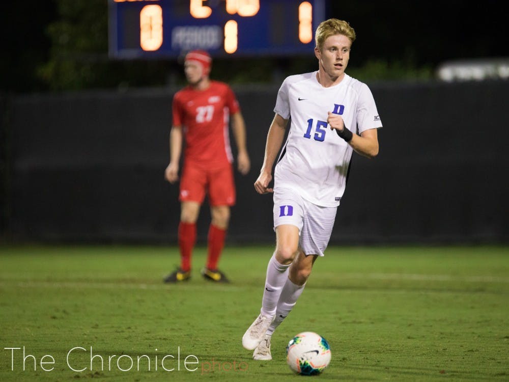 Freshman Scotty Taylor wasn't even born when the Blue Devils last won in Chapel Hill. Taylor contributed the winning goal in Friday's contest.