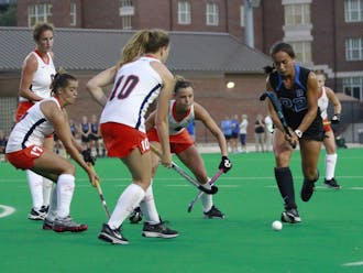 Duke senior Martine Chichizola led the Blue Devils with two goals in their dominating win at William & Mary Sunday.