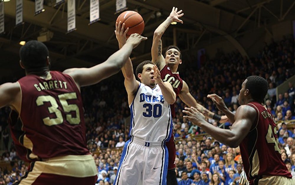 Seth Curry scored a career-high 31 points, including 18 in the second half, in Duke's win over Santa Clara.