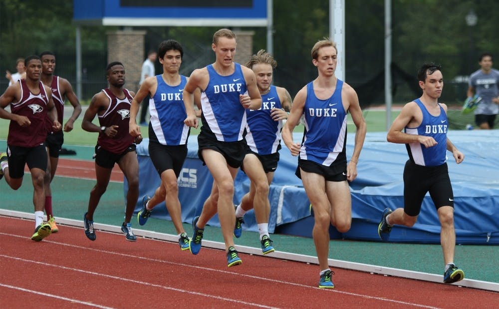 <p>The Blue Devils picked up their fourth straight victory at the Three Stripe Invitational this weekend, beating second-place Longwood by 47 points.</p>