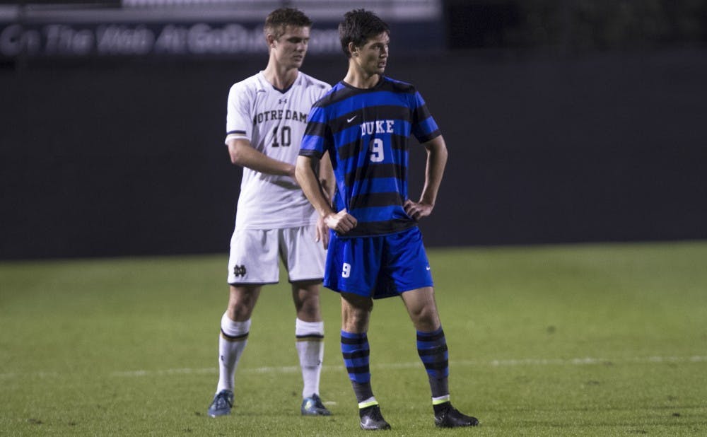 Sophomore Brody Huitema’s third goal of the season was not enough to stop the Blue Devils’ recent skid, as Duke fell to Elon 2-1 Tuesday night.