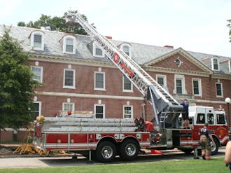 A fire that broke out on the roof of Giles Dormitory Aug. 4 has left no interior damage, authorities say. The cause of the fire has yet to be determined and is currently under investigation.