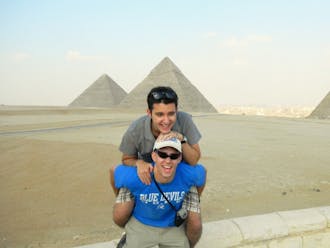 Juniors Zac Pearlstein and Lek Badivuku, who decided to study abroad in Egypt because of the political atmosphere, have witnessed the current upheaval while taking classes at the American University in Cairo.