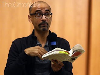 Junot Díaz came to Duke's campus on Monday night for a reading and Q&A.&nbsp;