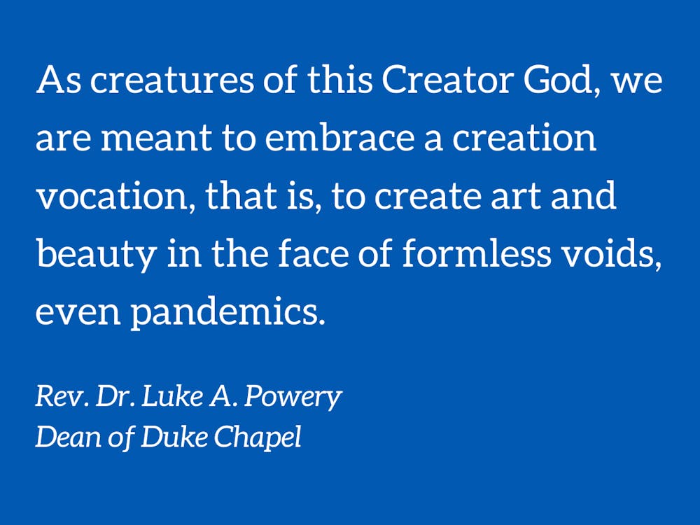 Creation vocation - The Chronicle - Duke Chronicle