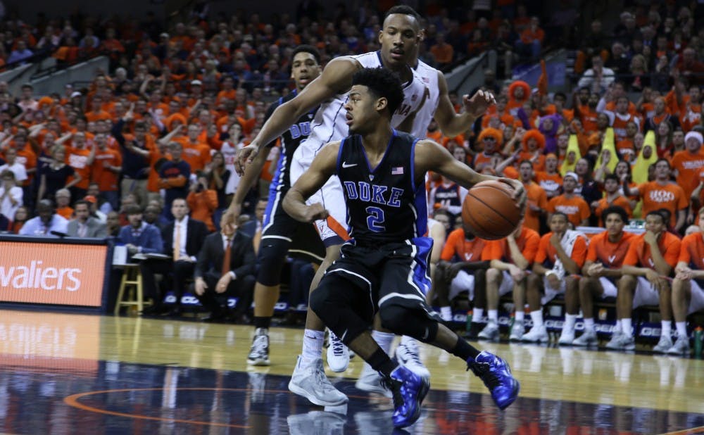 Senior Quinn Cook showed poise once again on the road while leading his team to come-from-behind win at Virginia.
