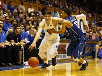 Sophomore Grayson Allen and freshman Derryck Thornton will take care of much of the ball-handling duties for the Blue Devils in Friday's exhibition against Florida Southern.