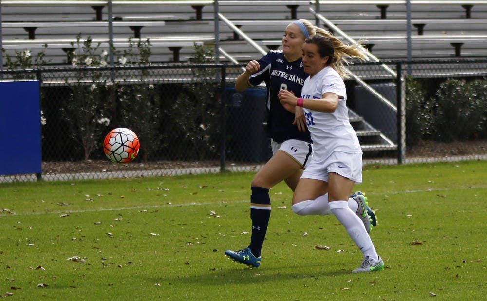 <p>Junior Christina Gibbons has spent time all over the field during her career in Durham, but has played a critical role in the Blue Devils’ defensive resurgence down the stretch.</p>
