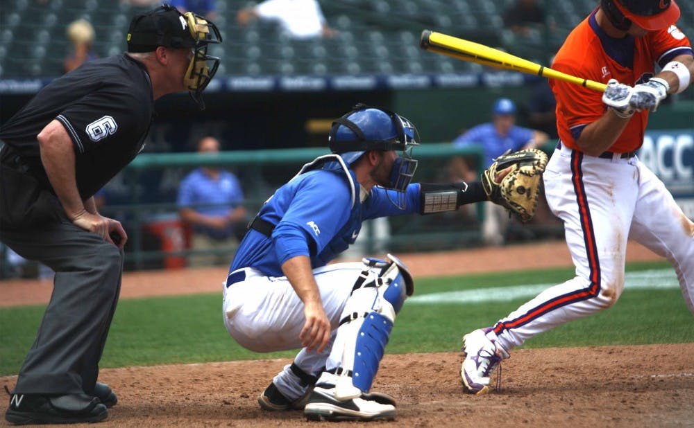 Senior catcher Mike Rosenfeld has allowed just three passed balls and one error through Duke’s six contests to open the season.