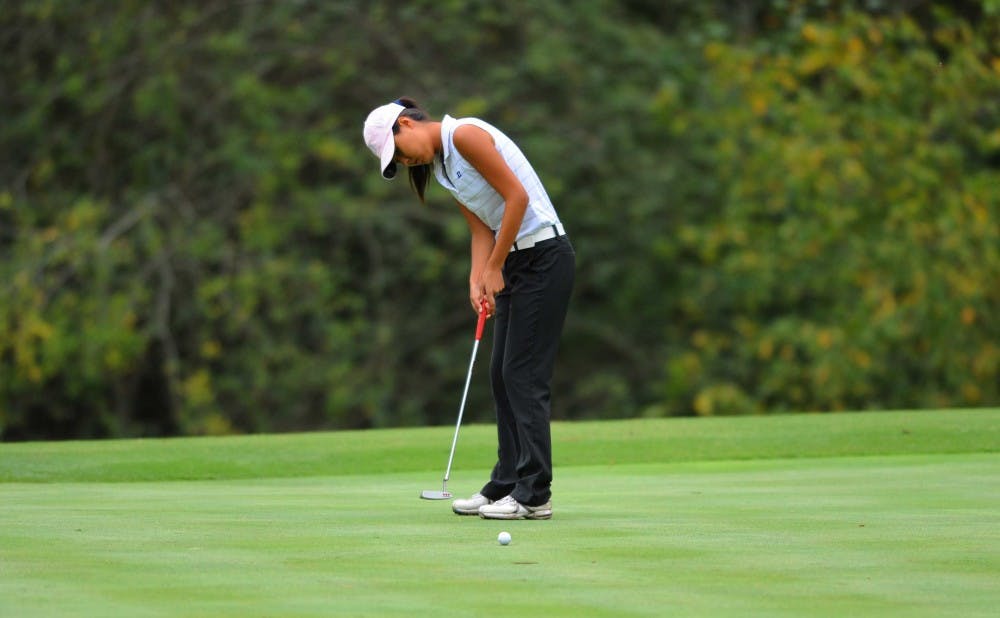 Sophomore Sandy Choi and the Blue Devils will take aim at a second-straight tournament title this weekend.