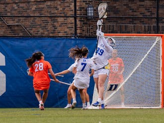 Courtney Kaufman came up with some huge saves against Harvard.