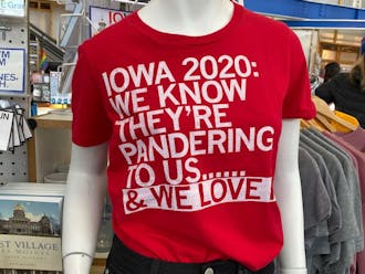 A t-shirt at Raygun, a popular local store in Des Moines.