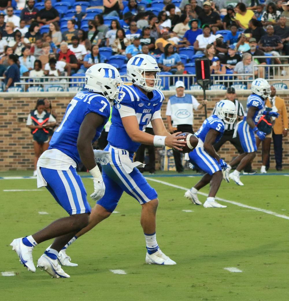 The Blue Devils are playing from behind for the first time this season.