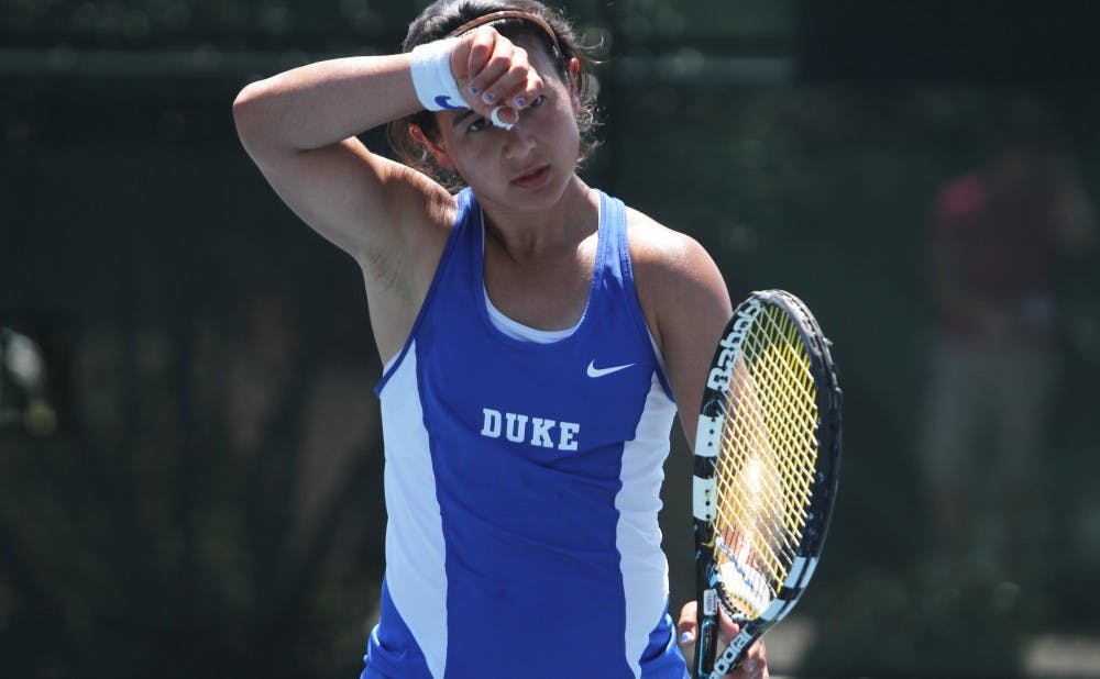 Senior Hanna Mar could not pull off another heroic comeback as the Blue Devils fell to Virginia in the ACC Championship finals.