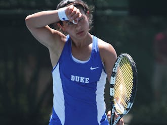 Senior Hanna Mar could not pull off another heroic comeback as the Blue Devils fell to Virginia in the ACC Championship finals.