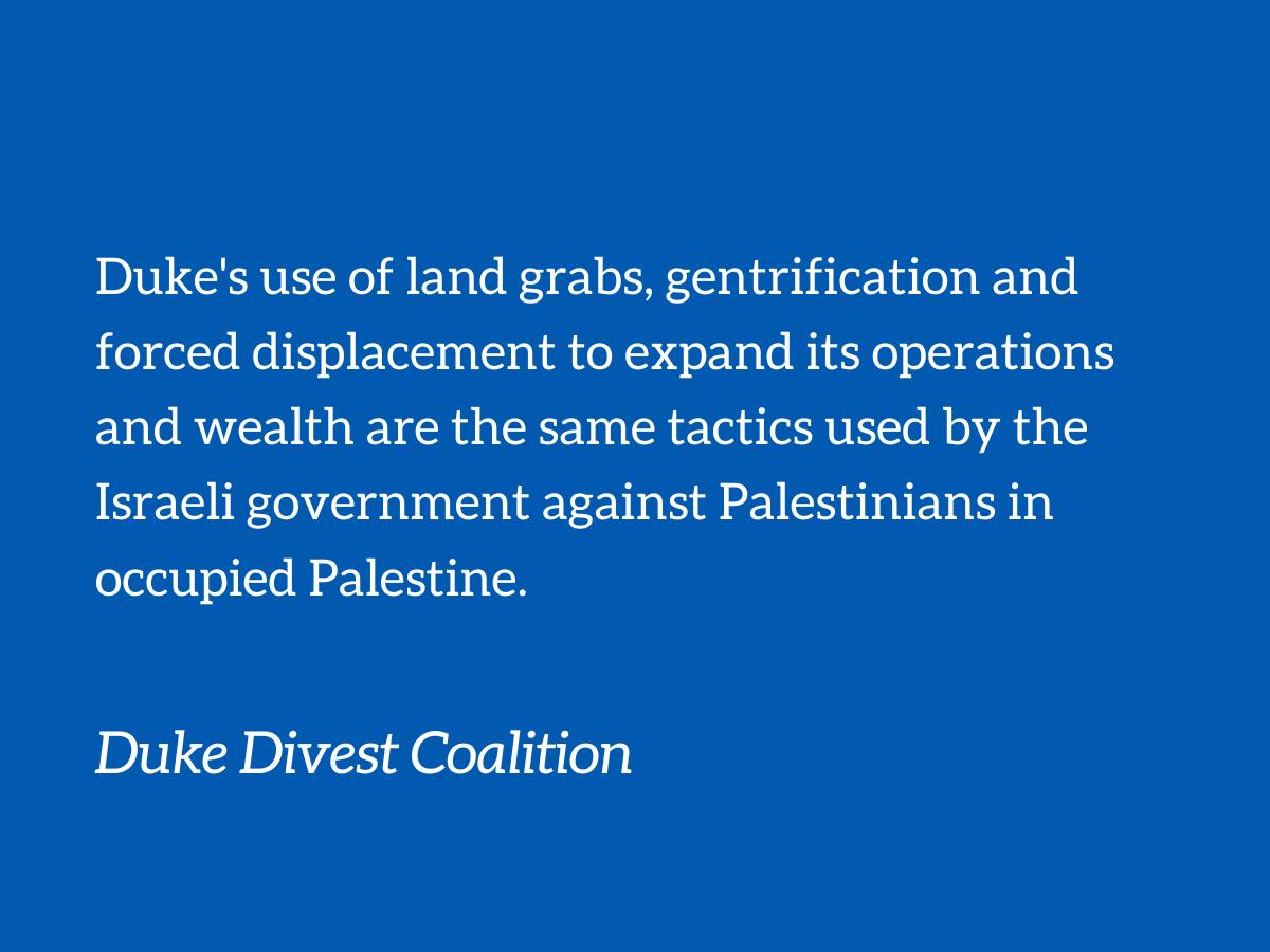 Holding Duke accountable: A call for divestment from Israeli apartheid 76 years into the ongoing Nakba - Vimarsana News