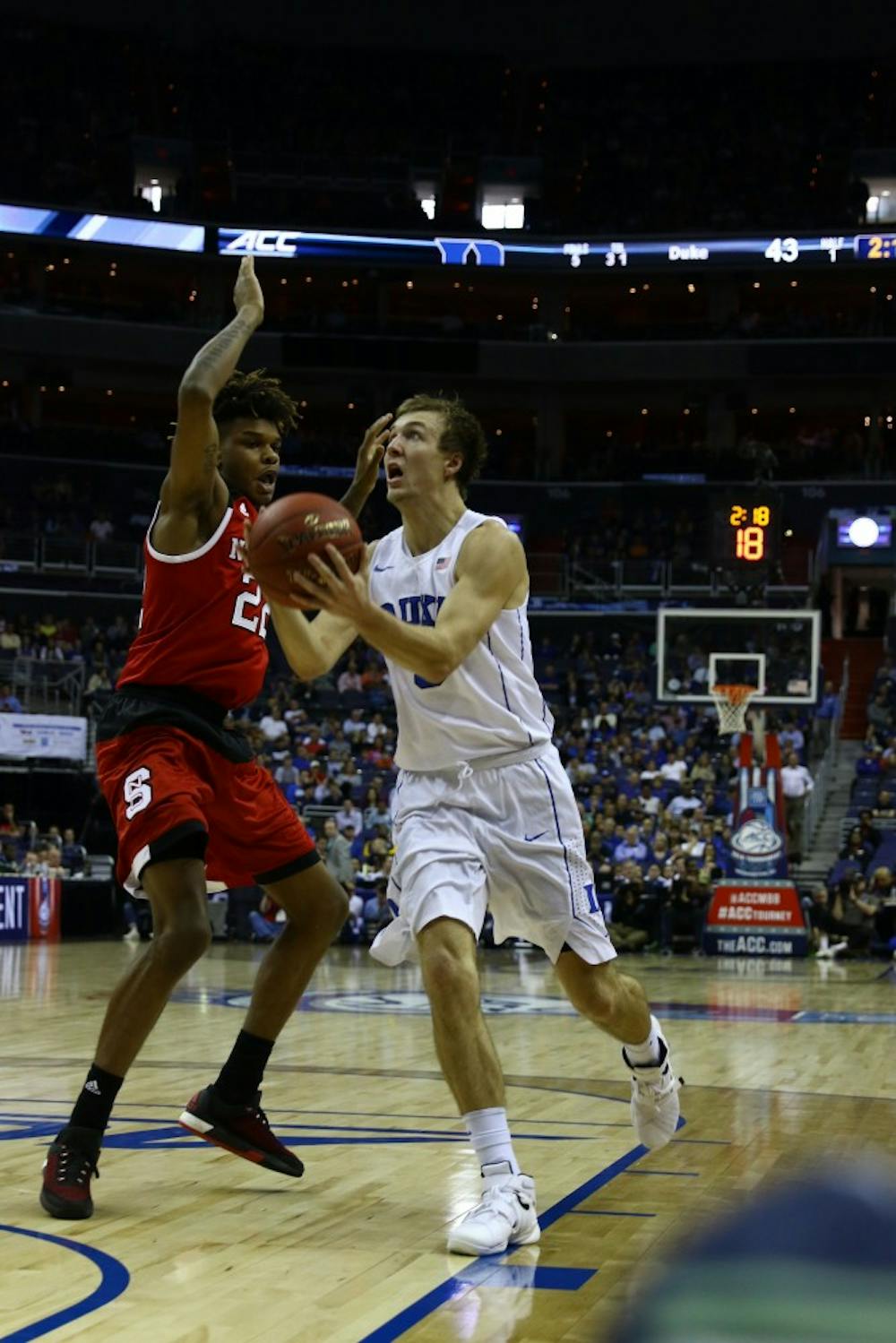 Freshman Luke Kennard started for Derryck Thornton against N.C. State and had 22 points.