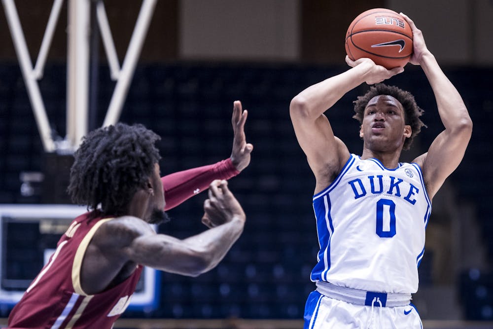 Wendell Moore Jr. finally broke out of his sophomore slump Wednesday against Boston College.