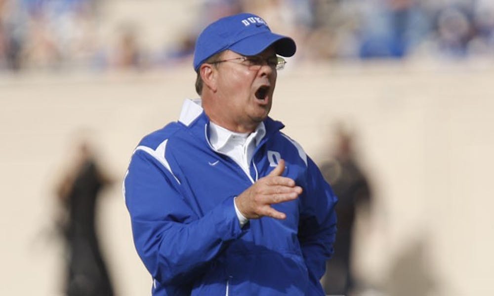 Head coach David Cutcliffe has to convince his players they can beat Miami despite the Hurricanes’ obvious advantages in talent and size.