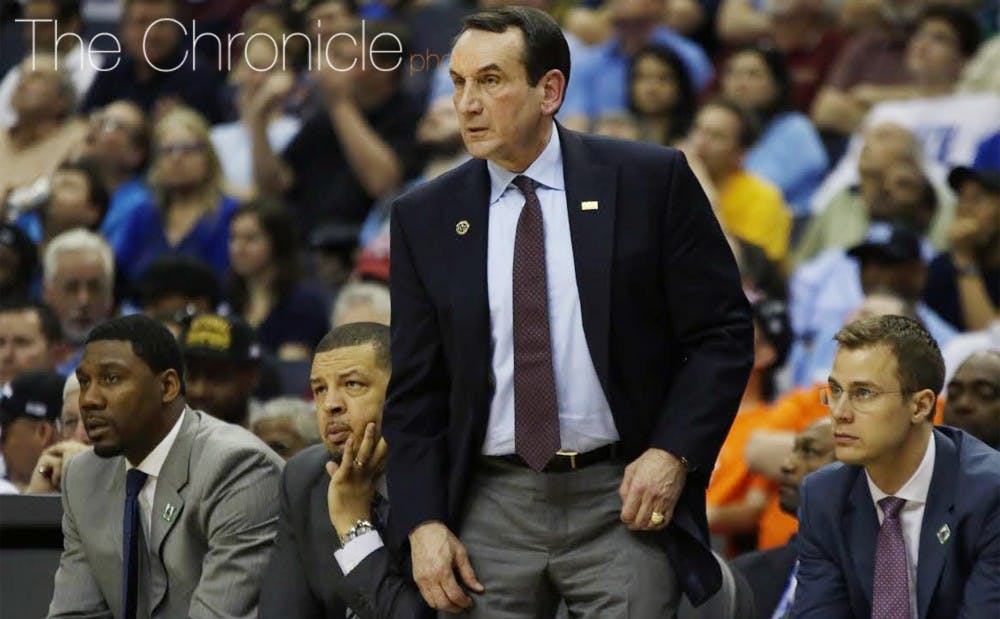 Head coach Mike Krzyzewski said he feels younger after two offseason surgeries and has no plans for retirement after bringing in his third straight top-ranked recruiting class.
