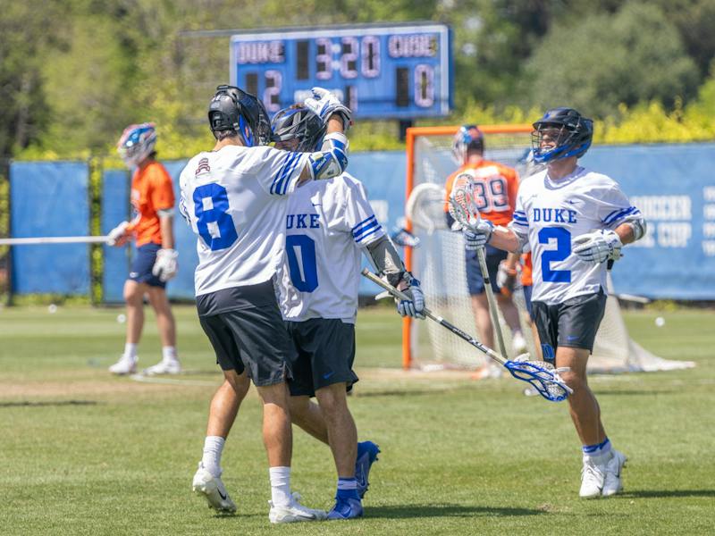 Duke men's lacrosse punches ticket to ACC Championships with 10-9 ...