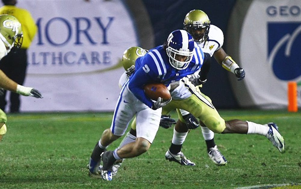 After breaking the ACC receiving yards and receptions record this season, Conner Vernon will conclude his regular season career in Duke's game vs. Miami Saturday.