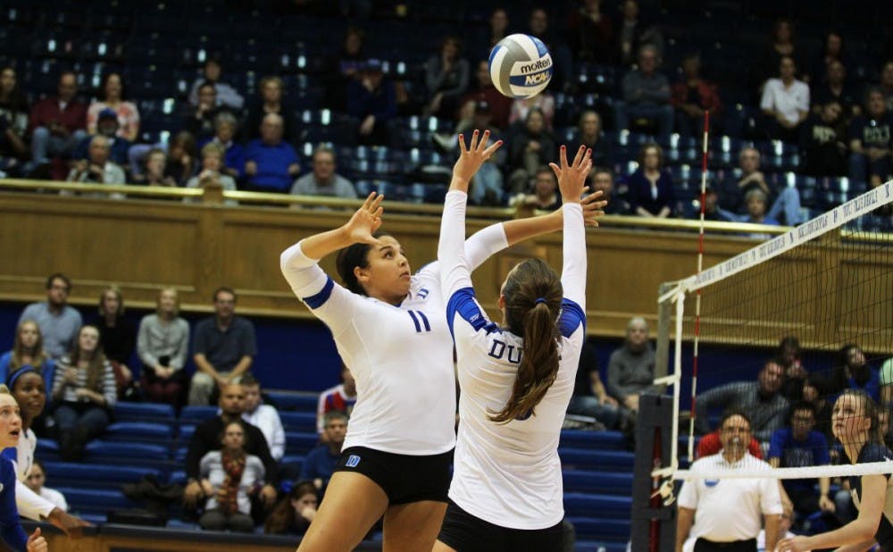 <p>Jordan Tucker hopes to lead Duke to the NCAA tournament after finishing second on the team last year in kills.&nbsp;</p>