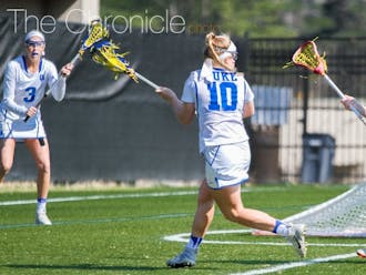 Star attack Kyra Harney recently crossed the 100-goal mark for her career but committed a costly turnover on Duke’s final possession Sunday.