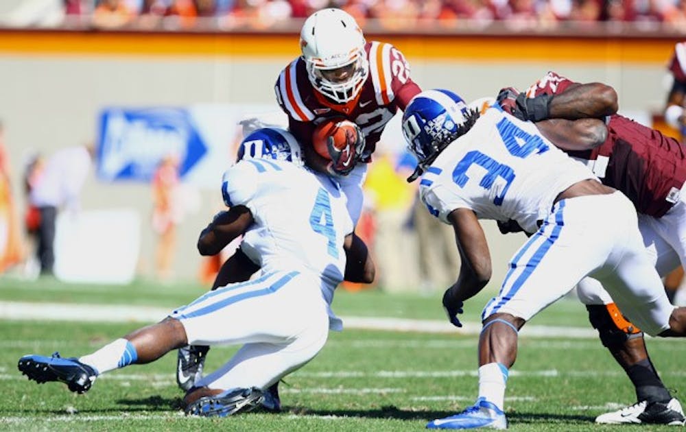 The Devils took down the Florida State Seminoles, previously undefeated in the ACC, Saturday at Indoor Cameron Stadium