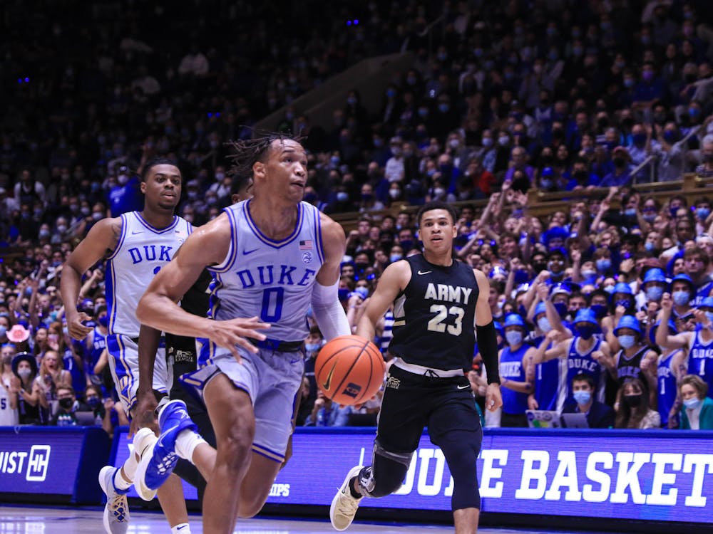 Wendell Moore Jr., exited the game in the first minute with a leg injury, but was able to return minutes later.