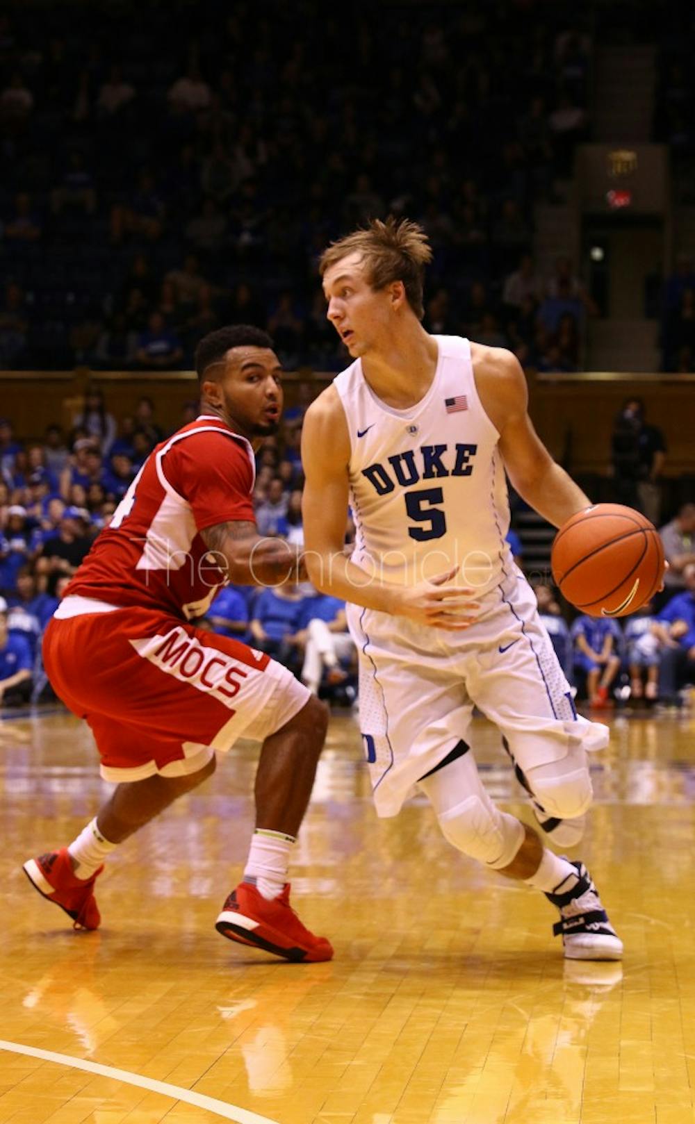 <p>Freshman Luke Kennard notched 14 points, but shot just 5-of-14 from the field Friday.</p>