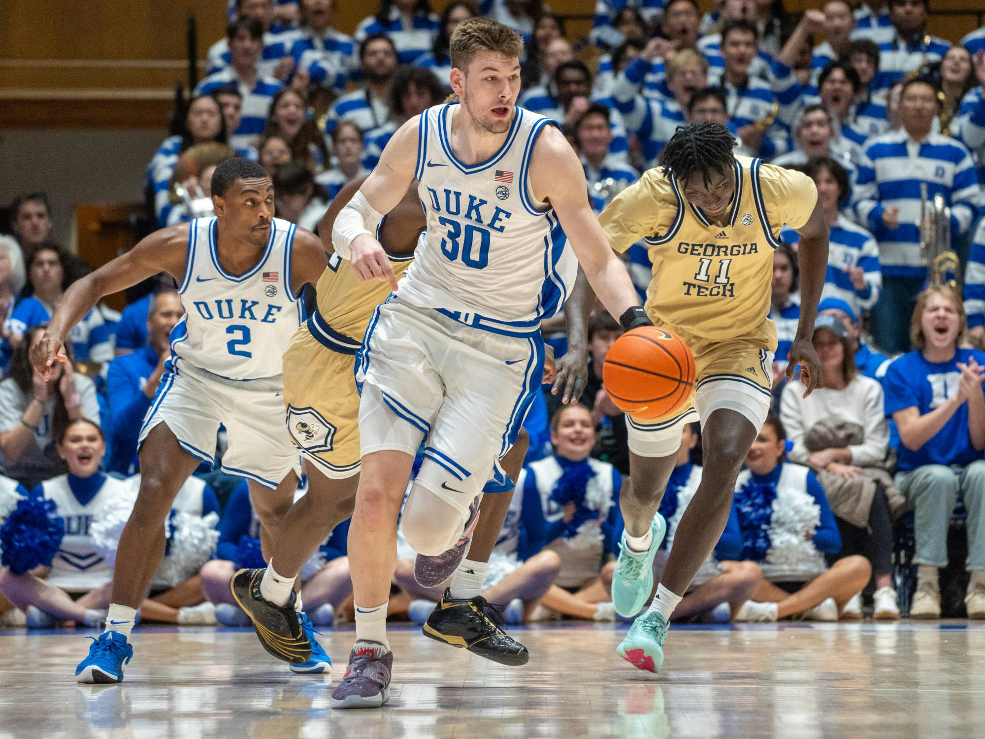 And one Filipowski's career night, Tech's hot shooting define