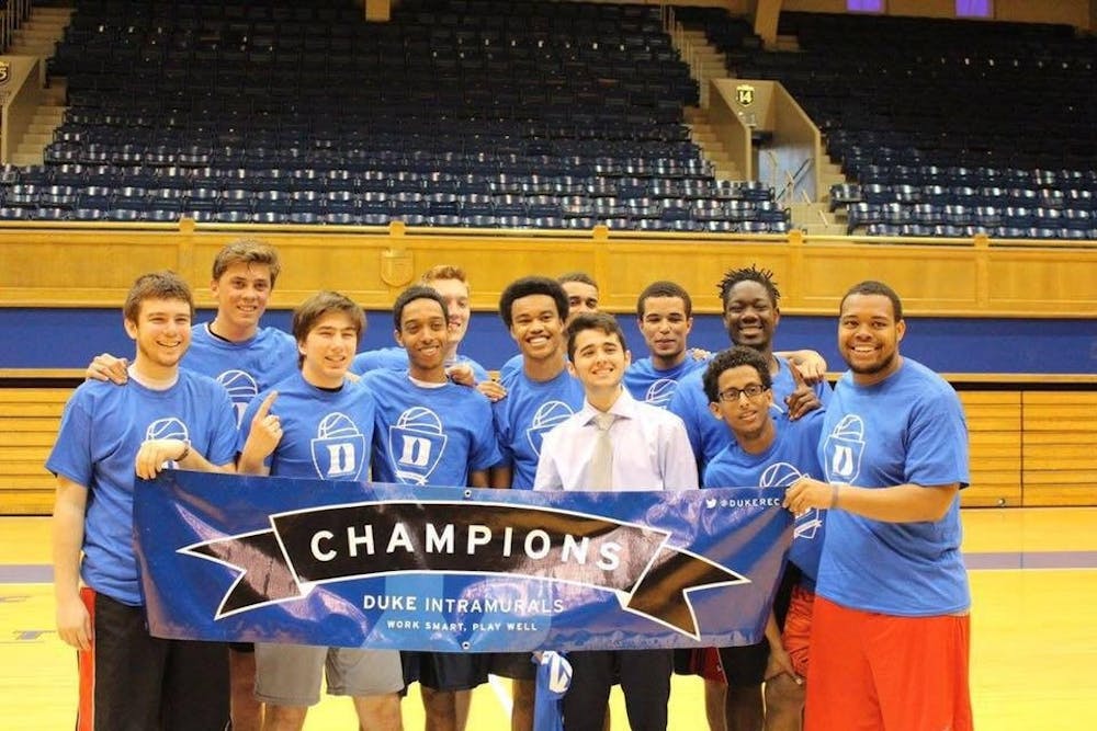 <p>"R2Dubs" recently won the intramural basketball B-league.</p>