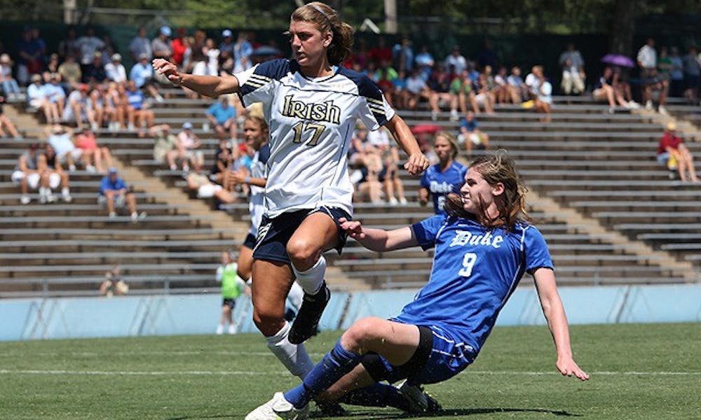 Freshman Kelly Cobb scored her second goal in four games against Notre Dame on Sunday.