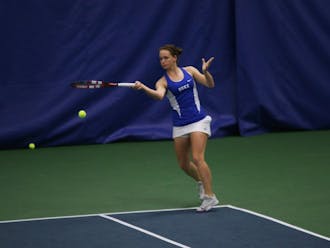Junior Chalena Scholl will once again play in the top singles spot for the Blue Devils with senior Beatrice Capra still out due to injury.&nbsp;
