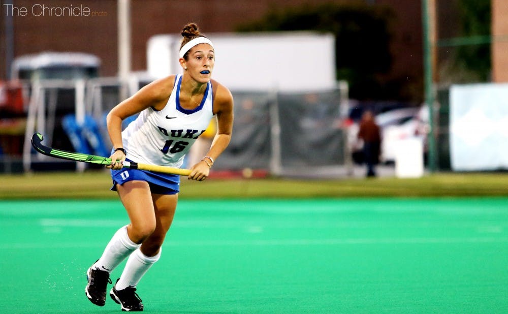 <p>Sophomore Alexa Mackintire notched the game-winning goal less than a minute into overtime Sunday at James Madison for her third score of the season.</p>