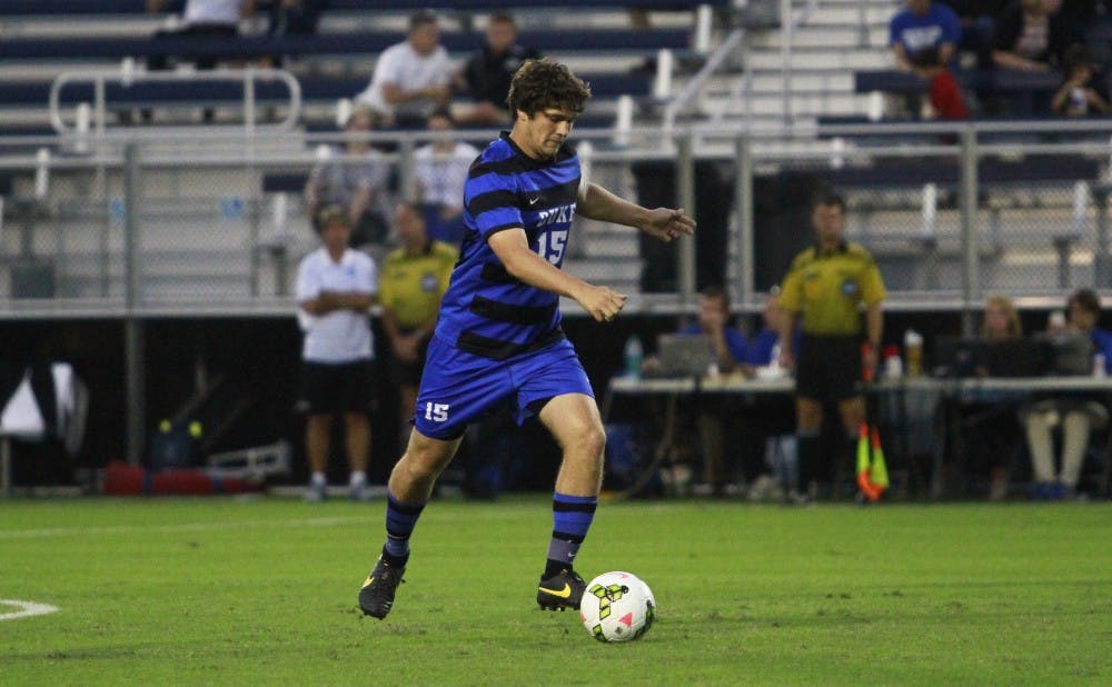 <p>Senior Zach Mathers enters his final year in Durham with six goals and 10 assists for head coach John Kerr's squad.</p>