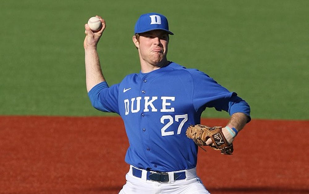 Making his first career collegiate start, James Marvel allowed five runs in four innings.